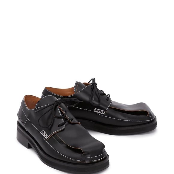 JW Anderson contrast stitch derby shoes main image 4